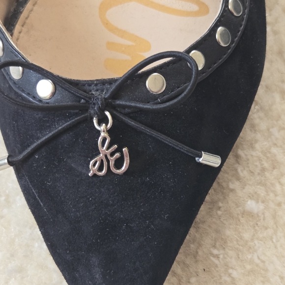 Sam Edelman Ralf Studded Suede Ballet Flats - Picture 2 of 11
